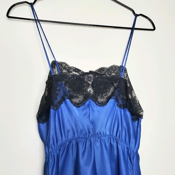 Vintage Barbizon Lingerie Lace Blue One Piece - Picture 12 of 13